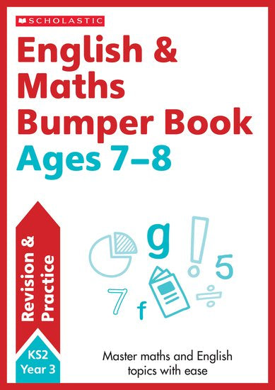 Scholastic: English & Maths Bumper Book - Age 7-8