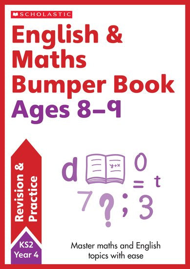 Scholastic: English & Maths Bumper Book - Age 8-9
