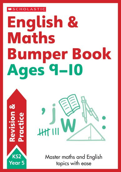 Scholastic: English & Maths Bumper Book - Age 9-10