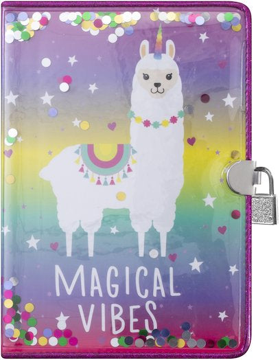 Llamicorn Confetti Journal