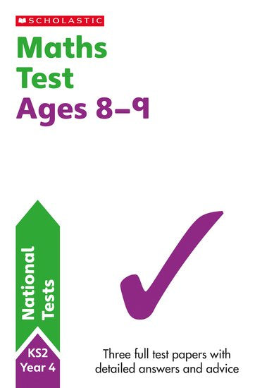 Scholastic Maths SATs Tests: Ages 8-9