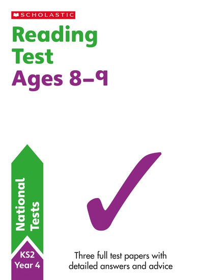 Scholastic Reading SATs Tests: Ages 8-9