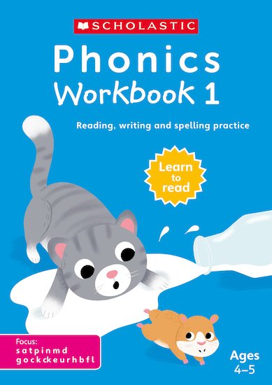 Scholastic Phonics: Workbook 1 - Age 4-5