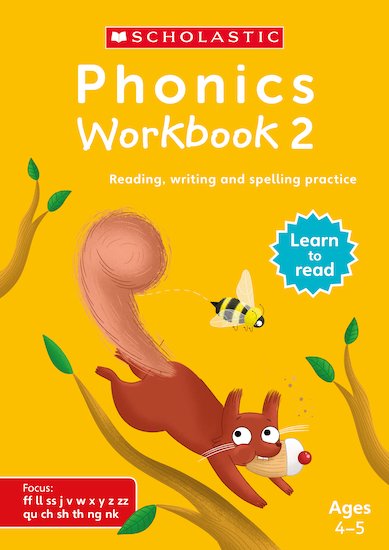 Scholastic Phonics: Workbook 2 - Age 4-5