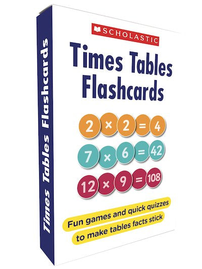 Scholastic: Times Tables Flashcards