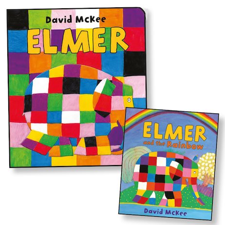 Elmer + FREE Elmer And The Rainbow (mini book)