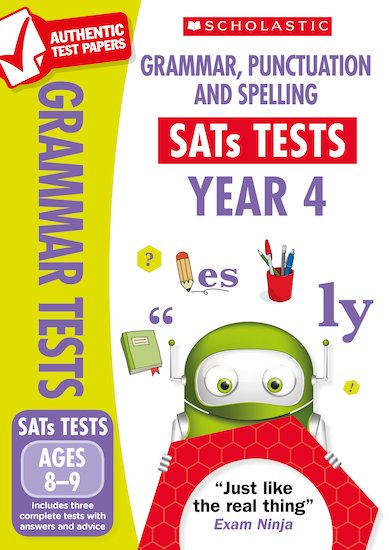 Scholastic: Grammar, Punctuation & Spelling SATs Tests: Ages 8-9