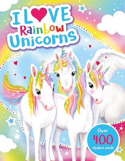 I Love Rainbow Unicorns Activity Book
