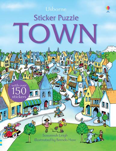 Usborne Sticker Puzzle: Town