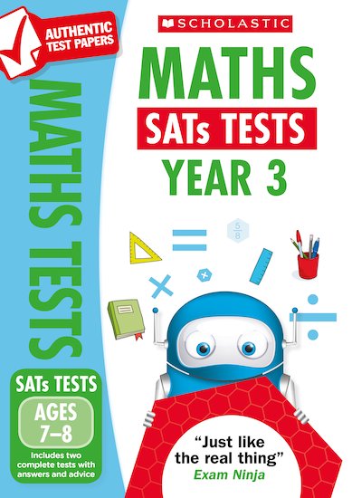 Scholastic Maths SATs Tests: Ages 7-8